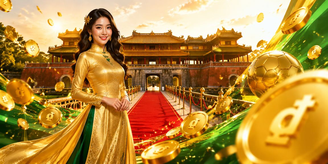 Cô gái mặc áo dài Huế đăng ký tài khoản nhận thưởng tại by2